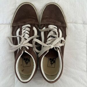 Vans Brown Suede Skate Sneakers